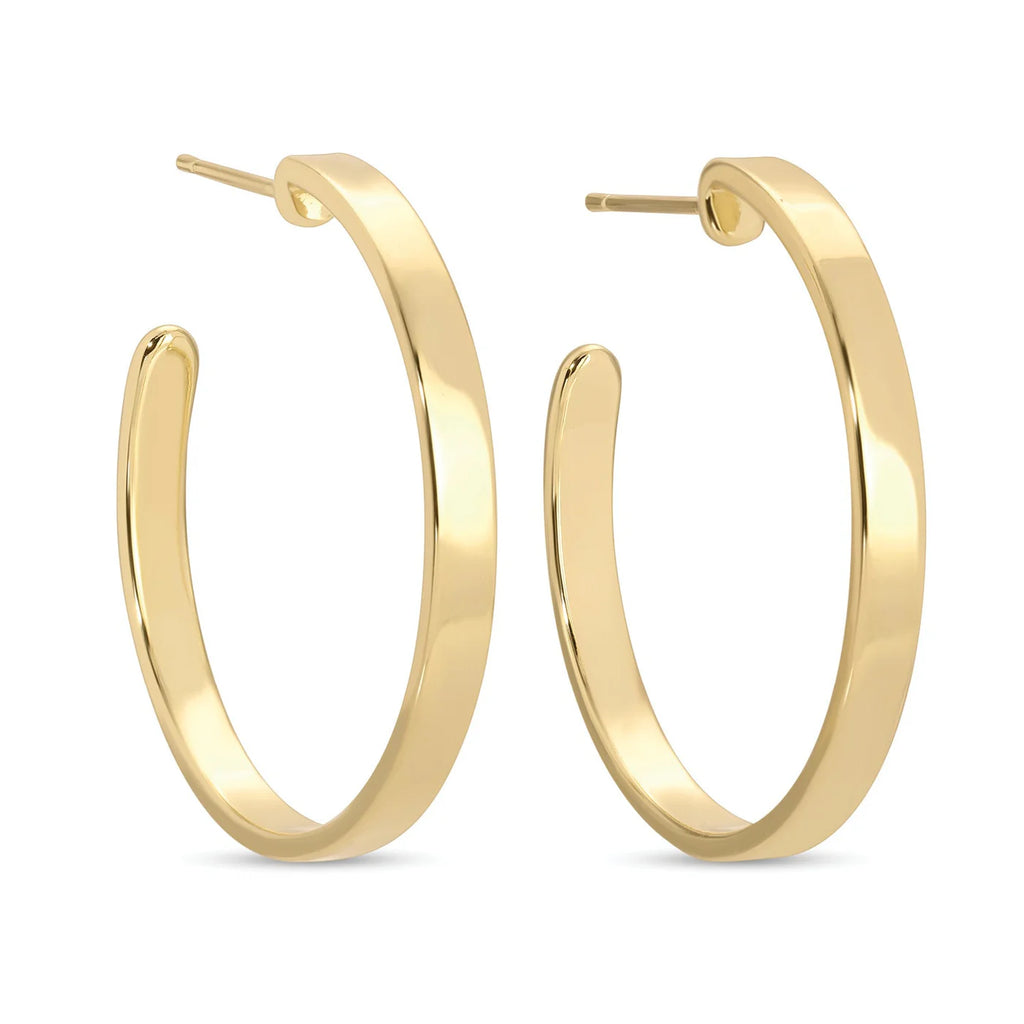 Splendid Iris Flat Hoops