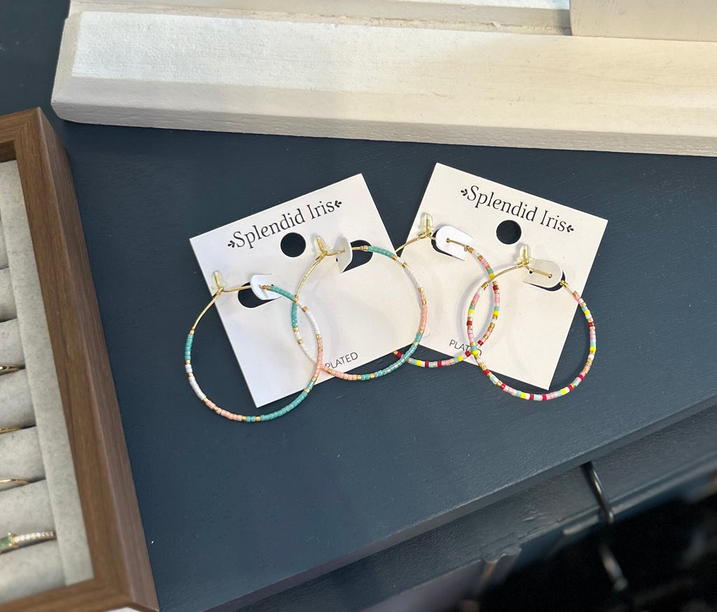 Delica Hoop Earrings
