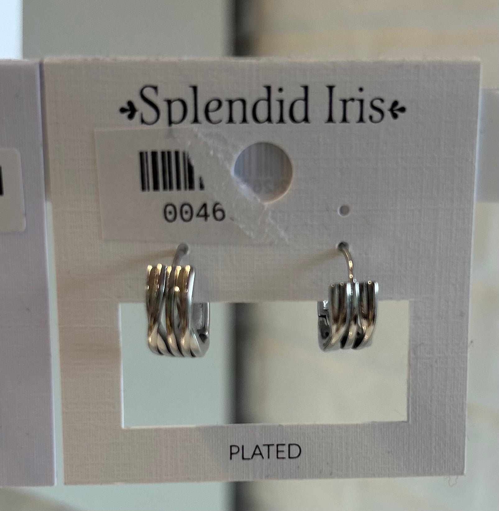 Splendid Iris Small Billow Earrings