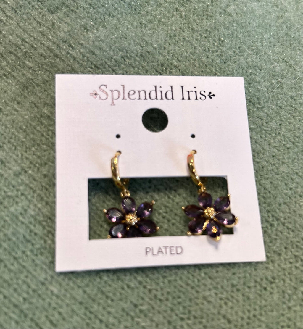 Colorful Butterfly Drop Earrings