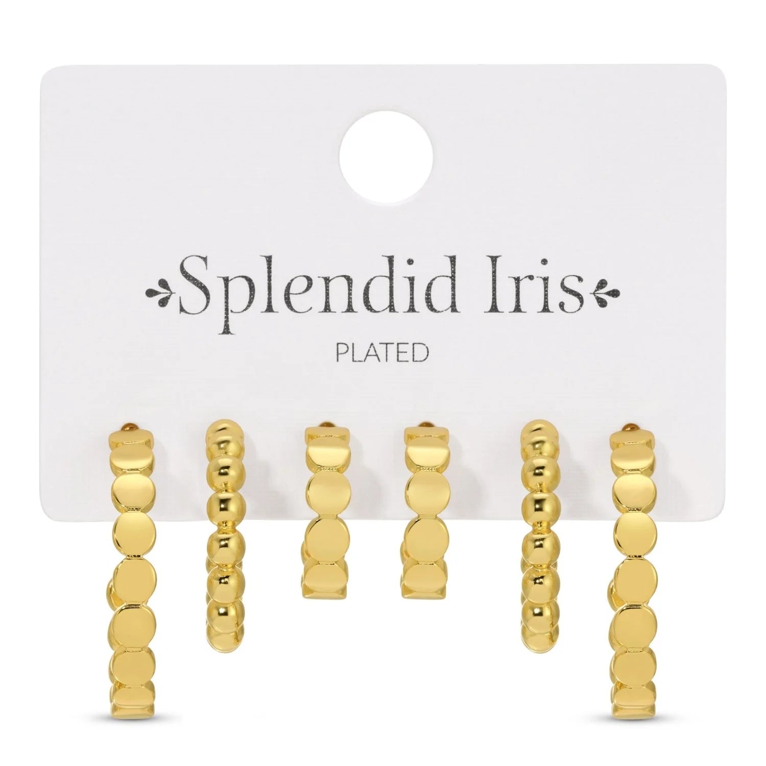 splendid Iris- Assorted Dot Hoops