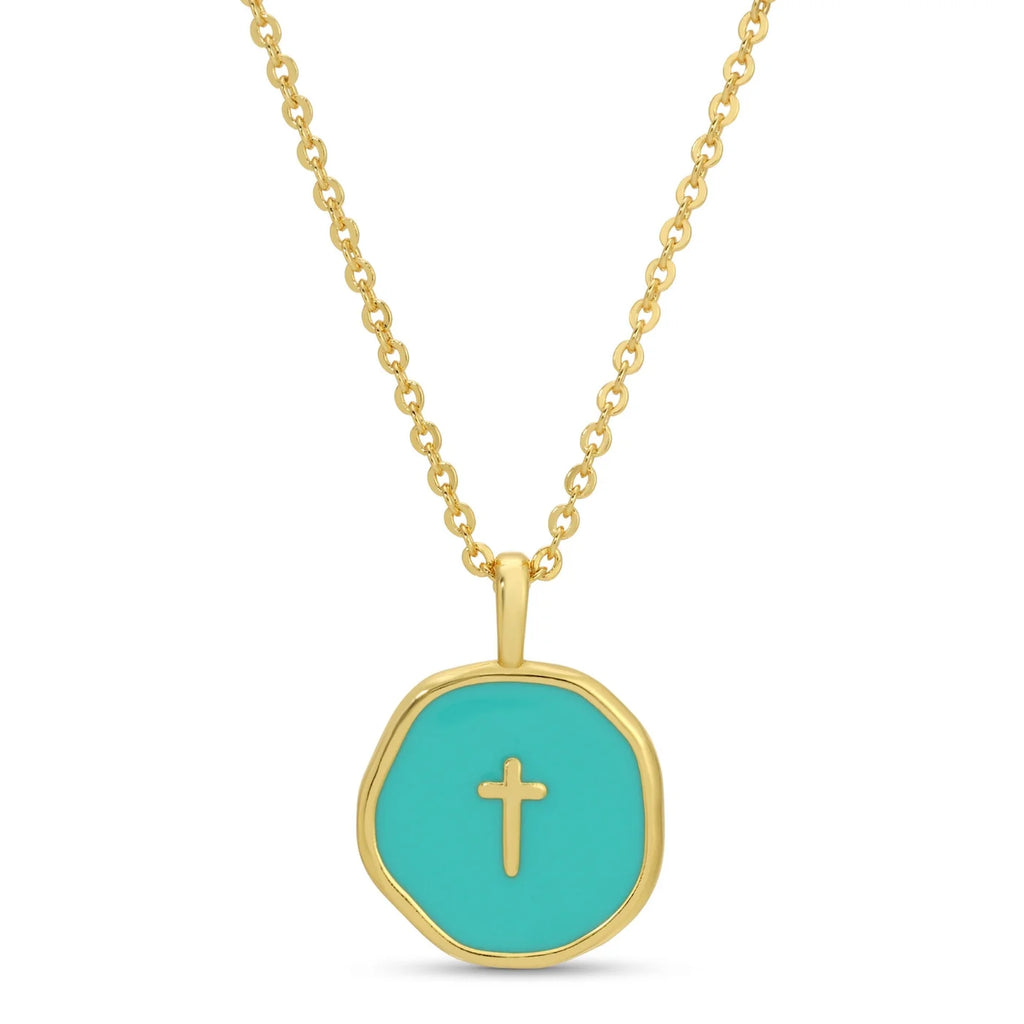 Round Cross Pendant