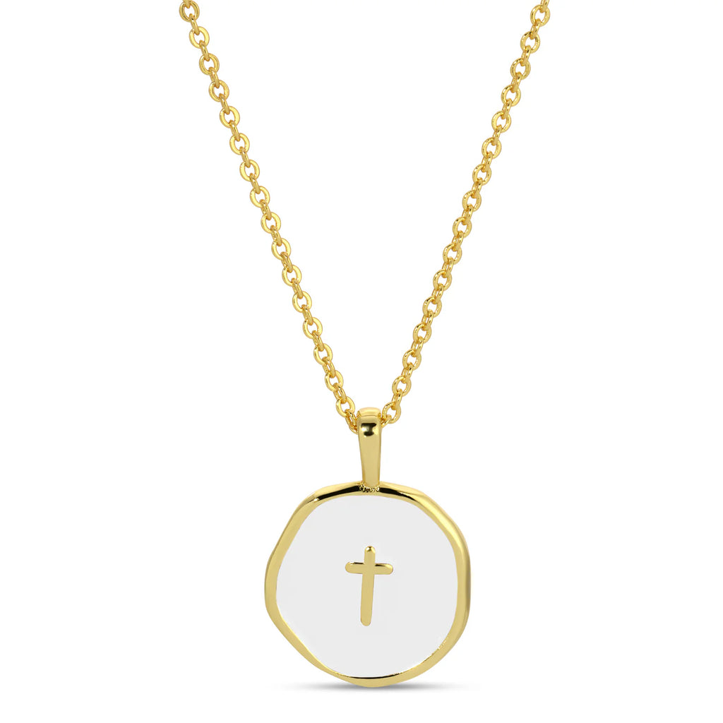 Round Cross Pendant