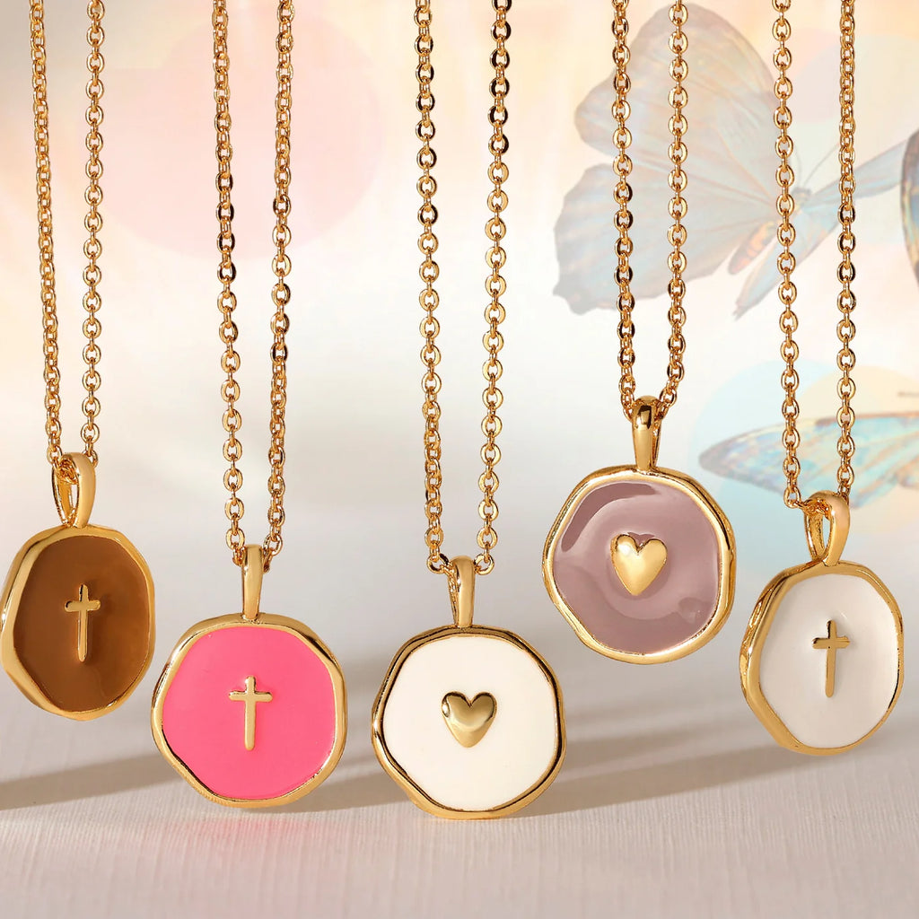 Round Cross Pendant
