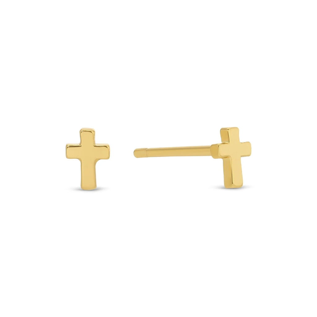 Small Cross Studs