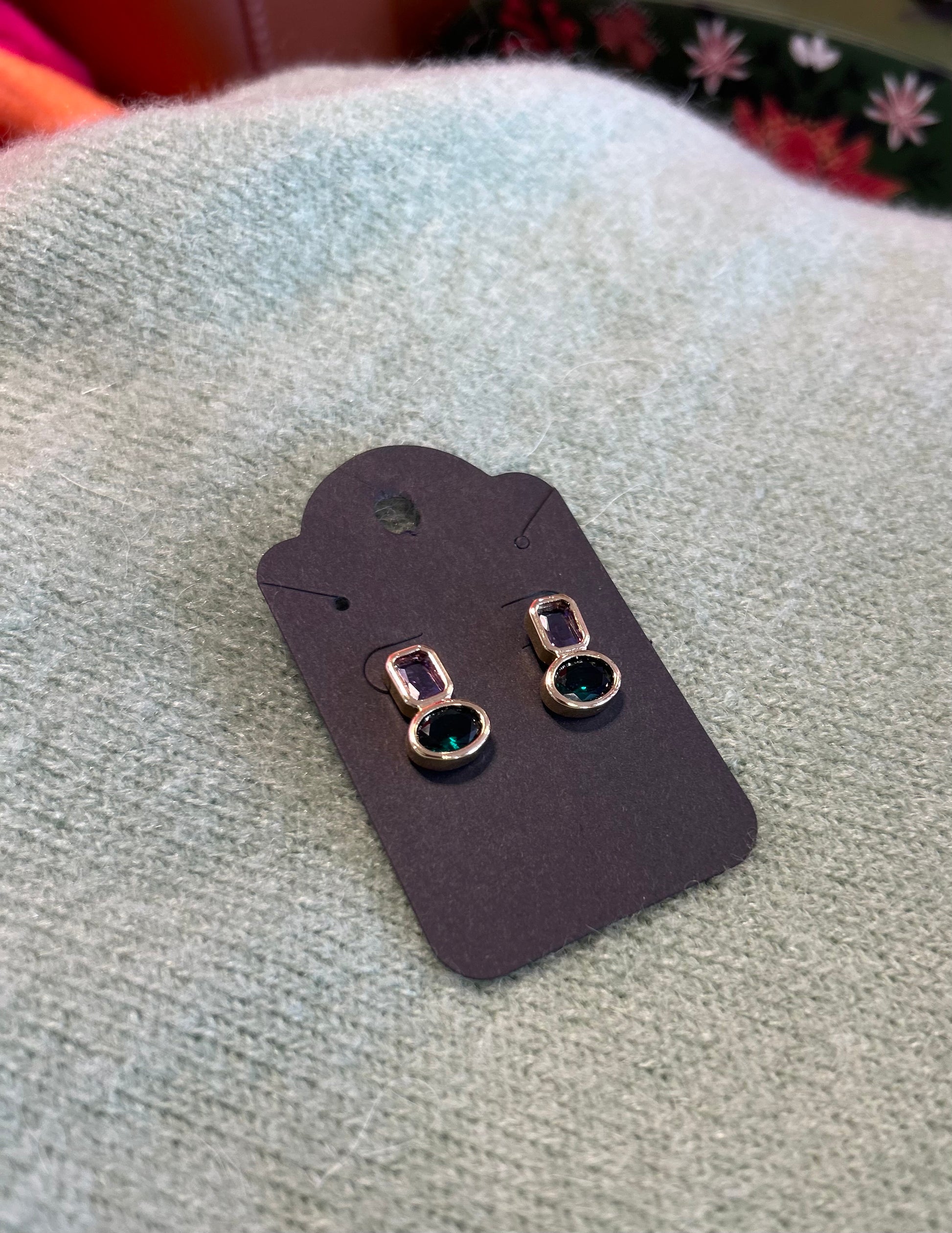 Gold Toned Dangle Earring