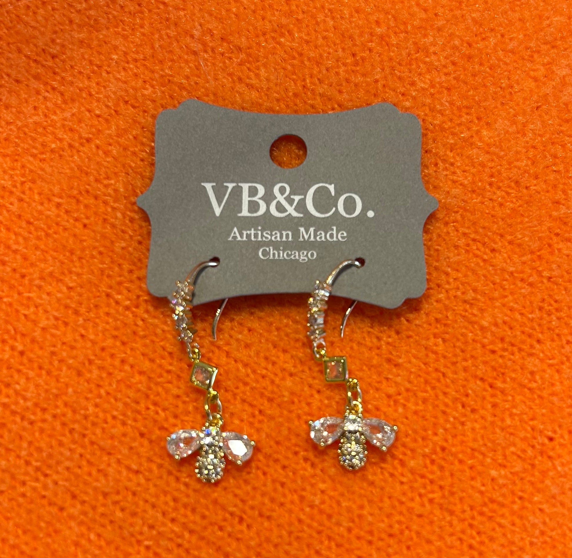 Bumblebee Drop Earring
