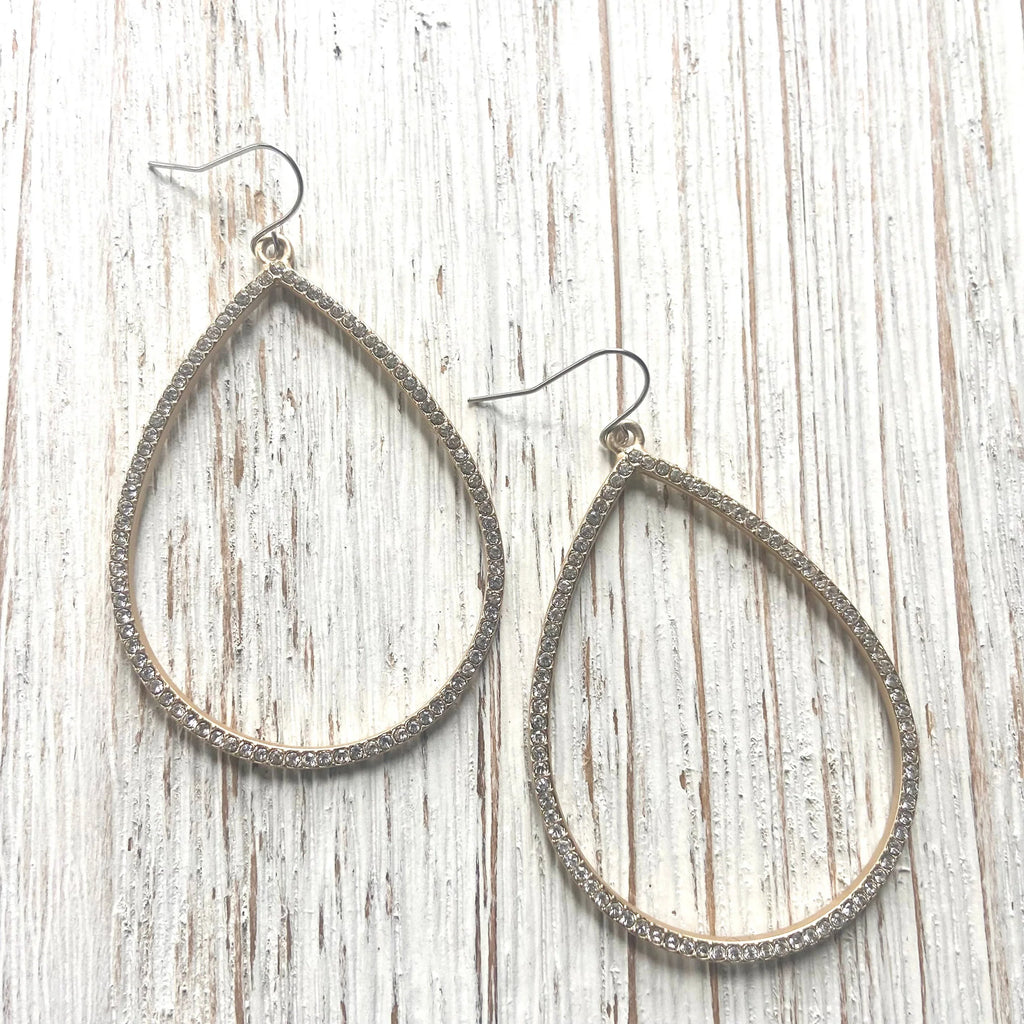 Matte Gold Statement Earrings