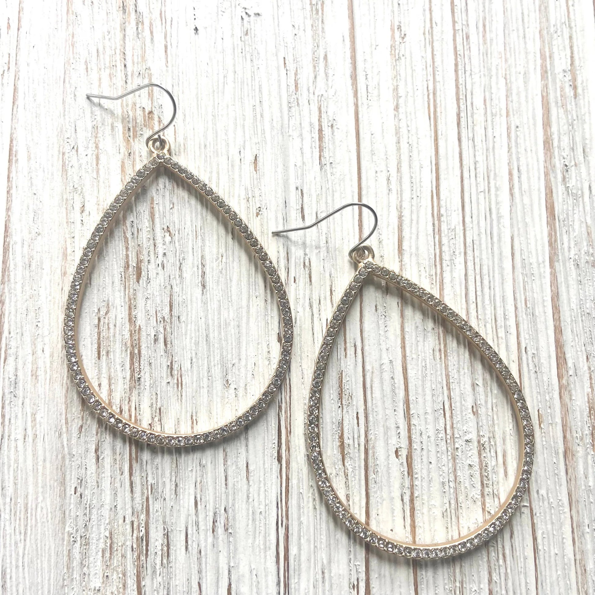 Matte Gold Statement Earrings