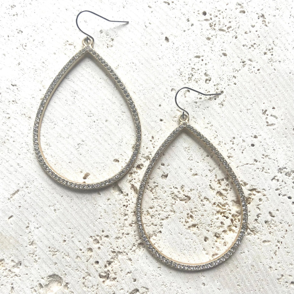 Matte Gold Statement Earrings