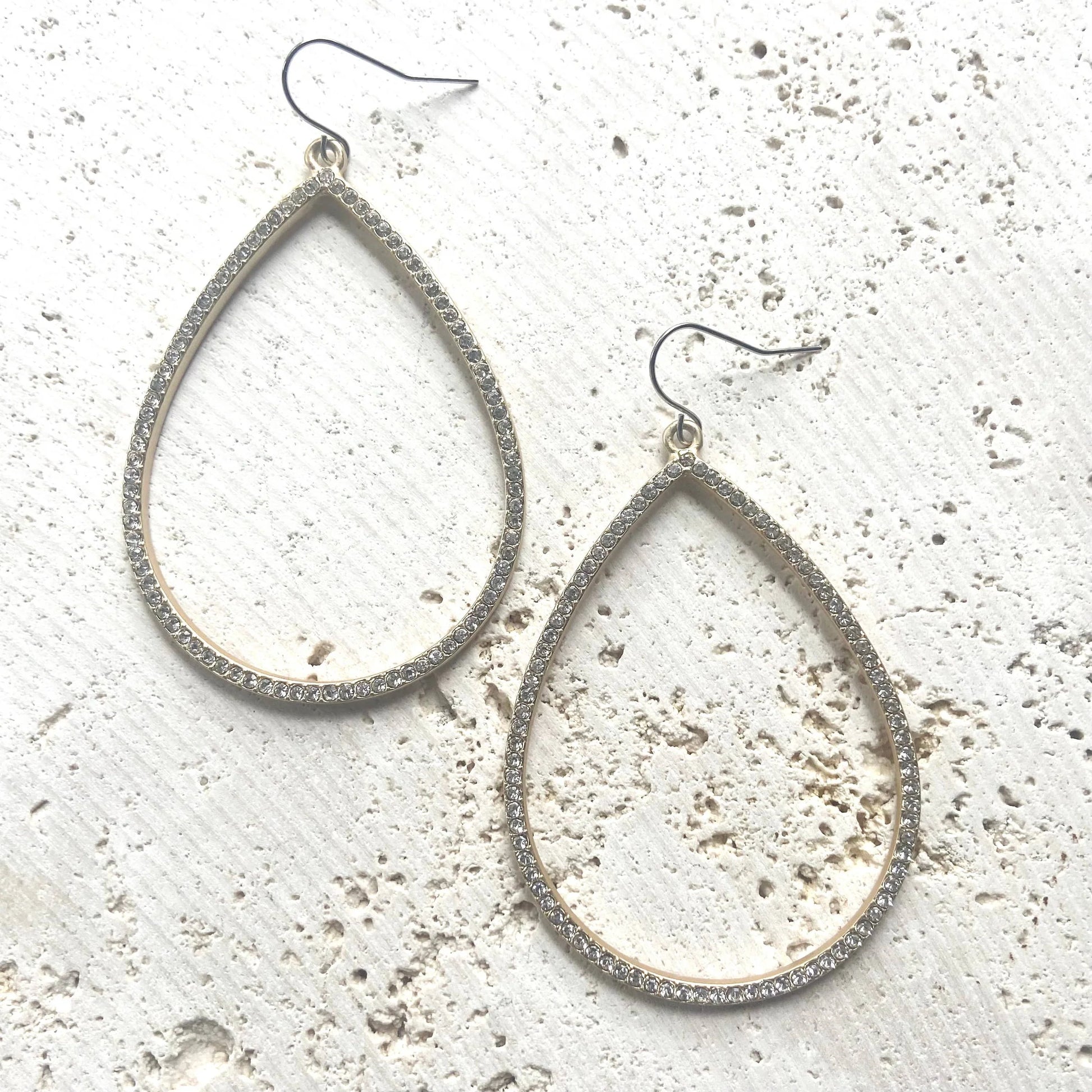 Matte Gold Statement Earrings