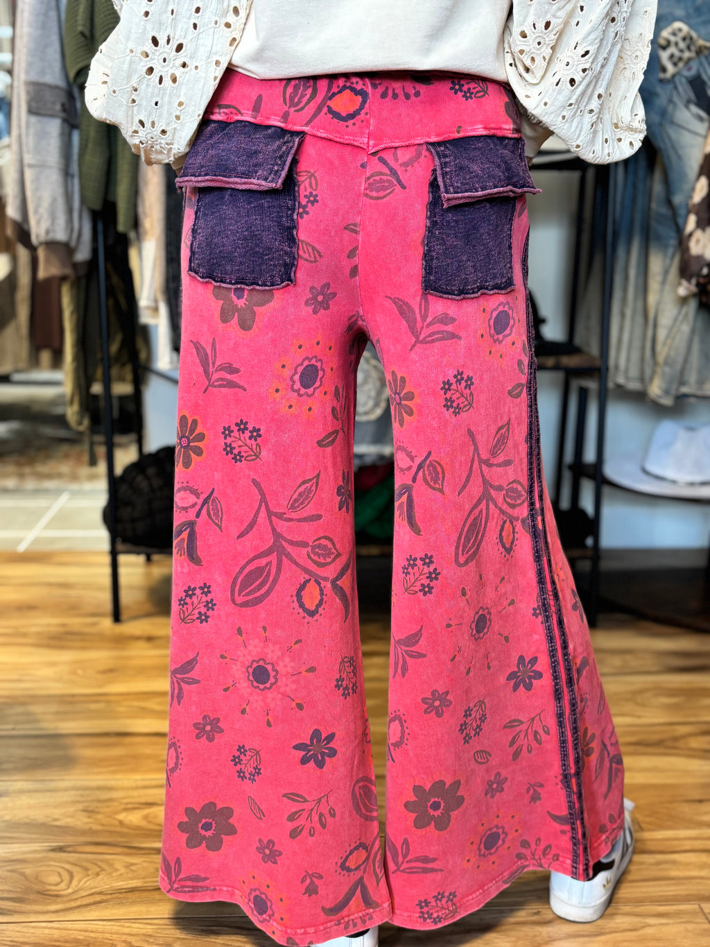 Easel Lorraine Botanical Bloom Pant