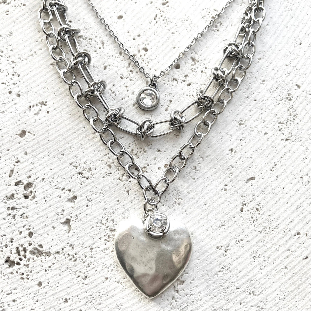 Edgy Link Chain Layering Necklace