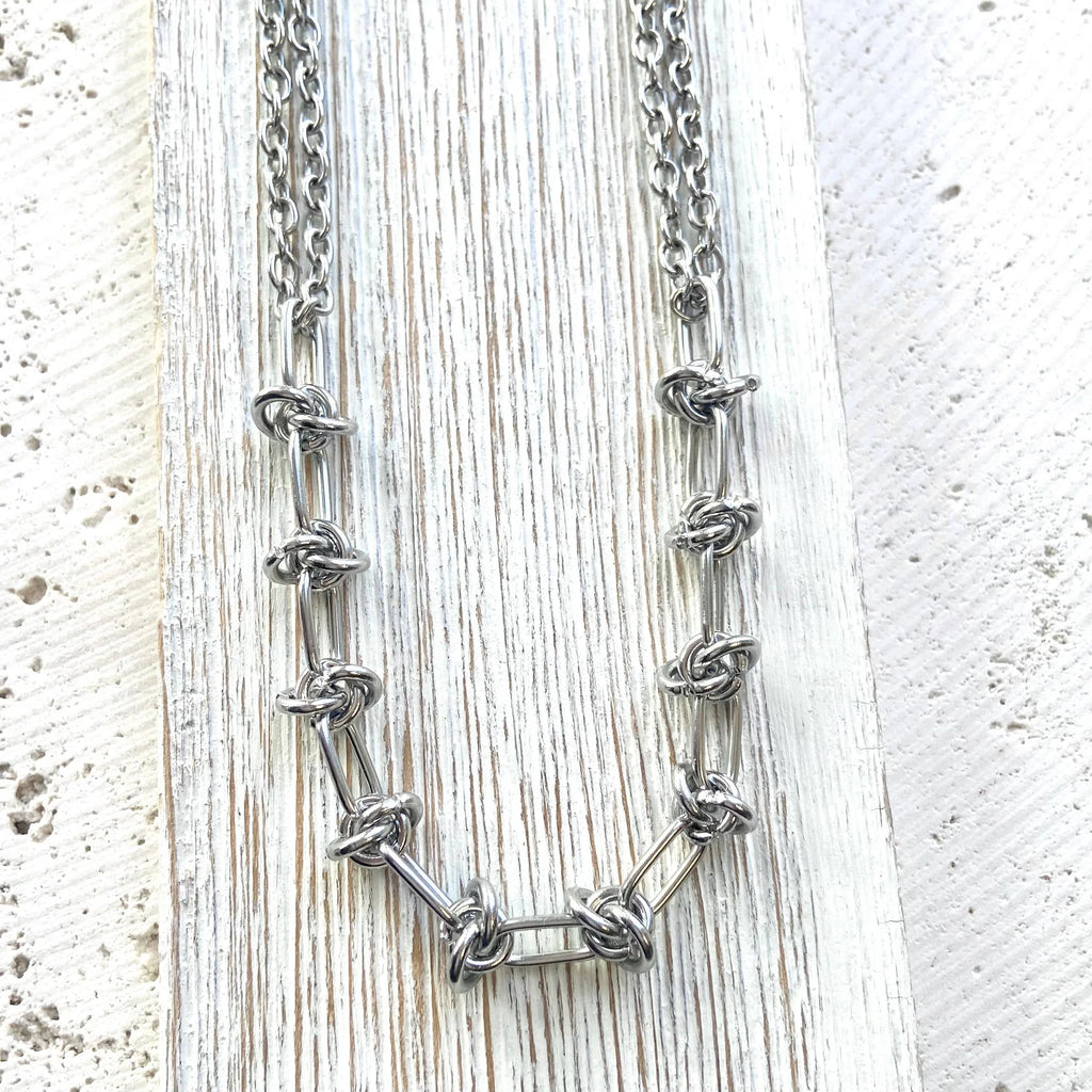 Edgy Link Chain Layering Necklace