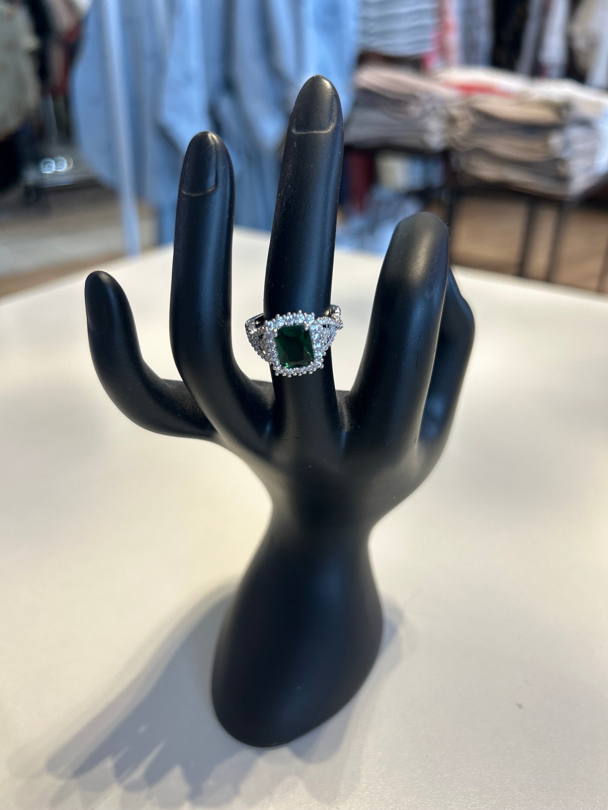 The Shape Shifter Ring- Emerald