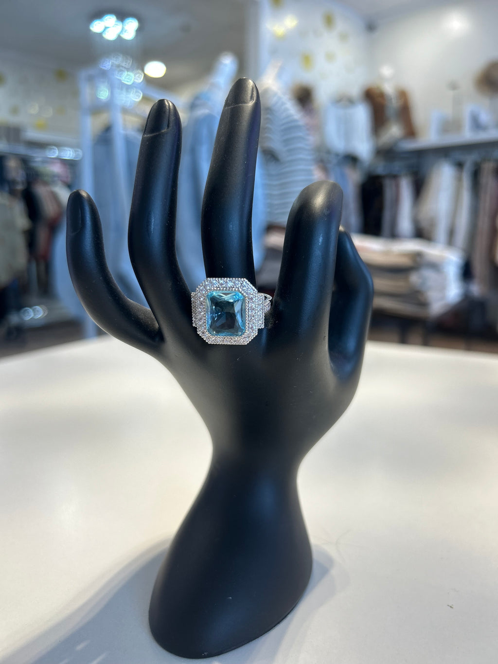 The Shape Shifter Ring- Light Blue