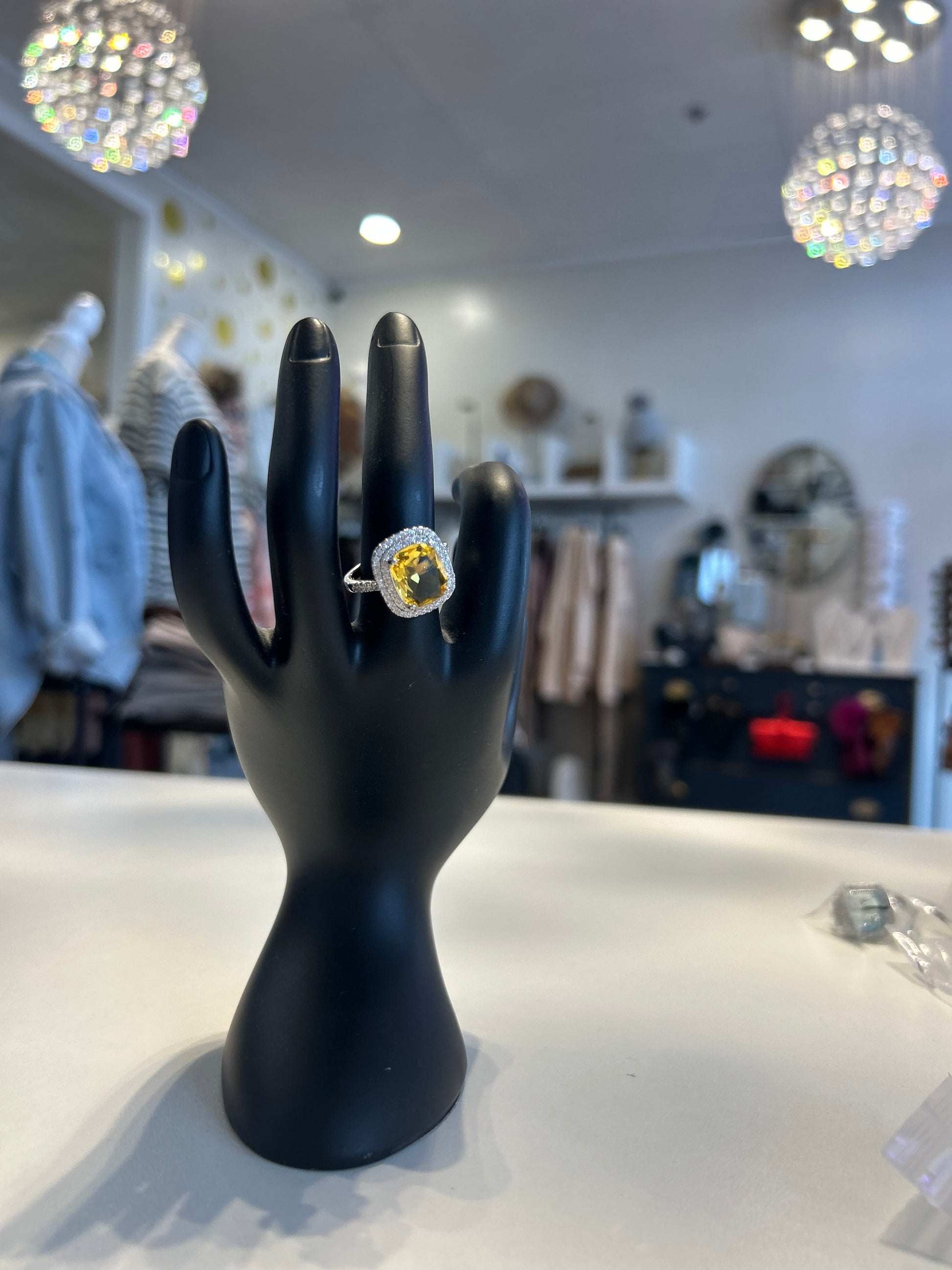 The Shape Shifter Ring- Canary Yellow