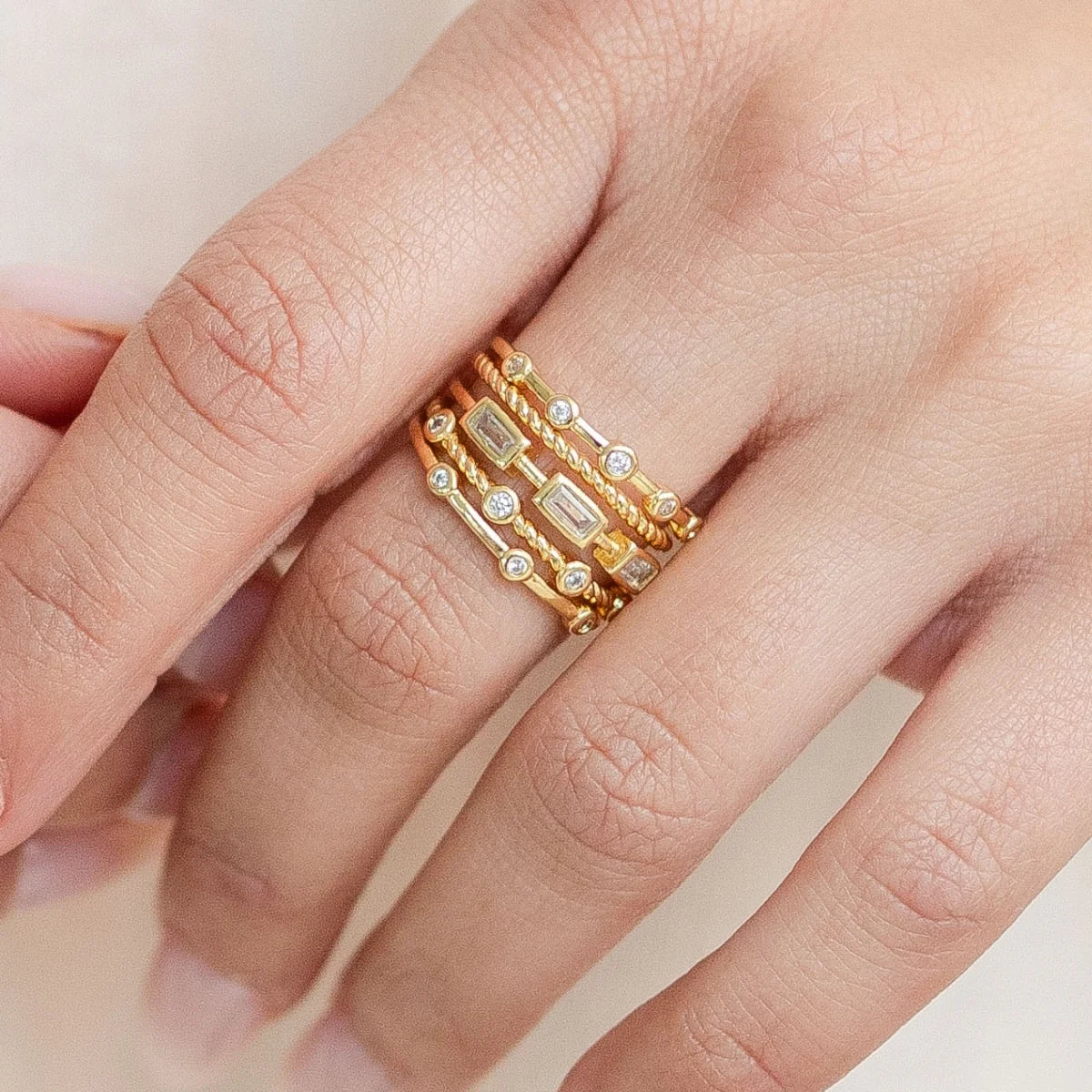 Layered Statement Ring