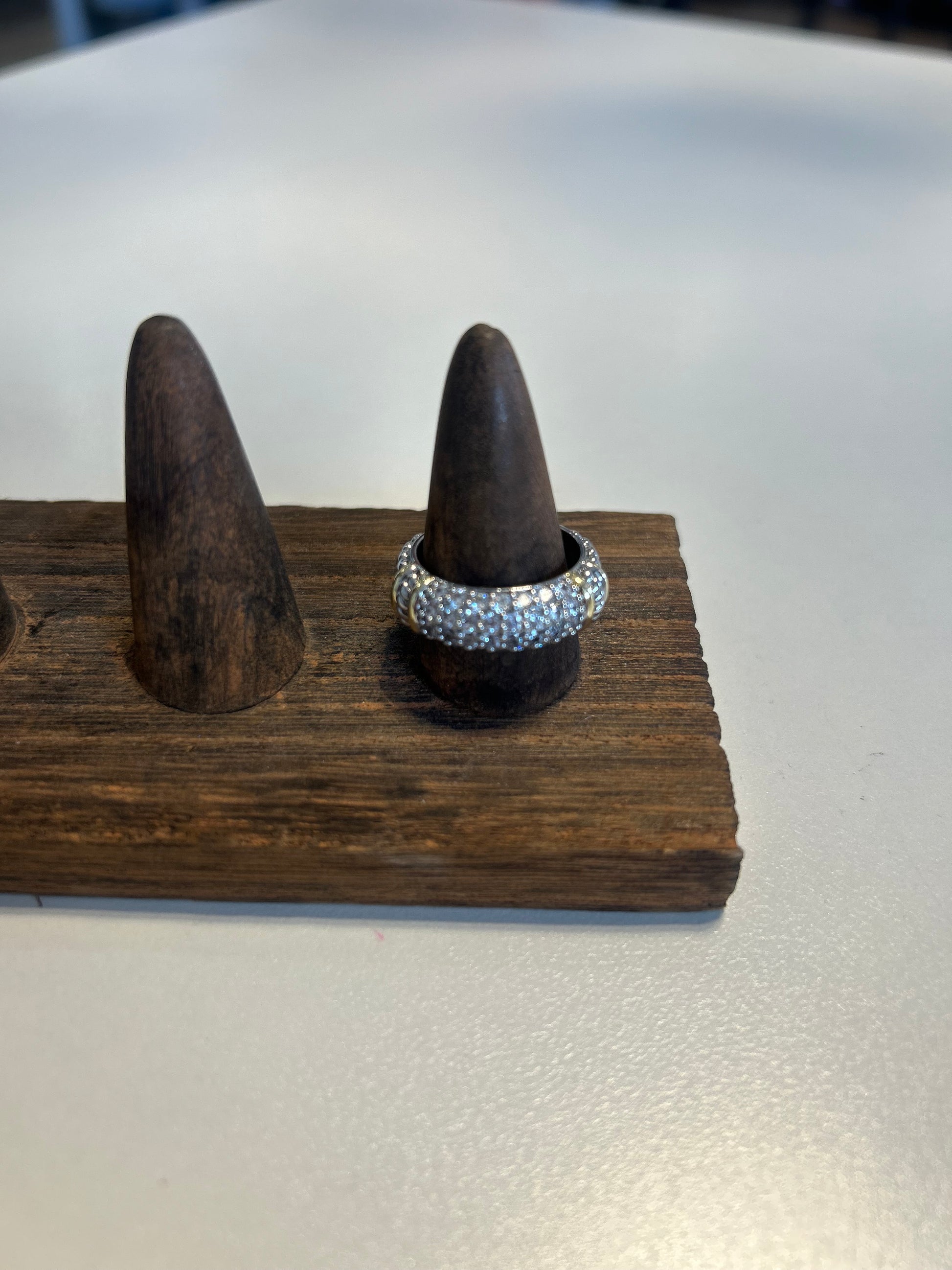 Pave Multi Row Diamond Band Ring