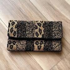 Leopard Glitz and Glam Clutch