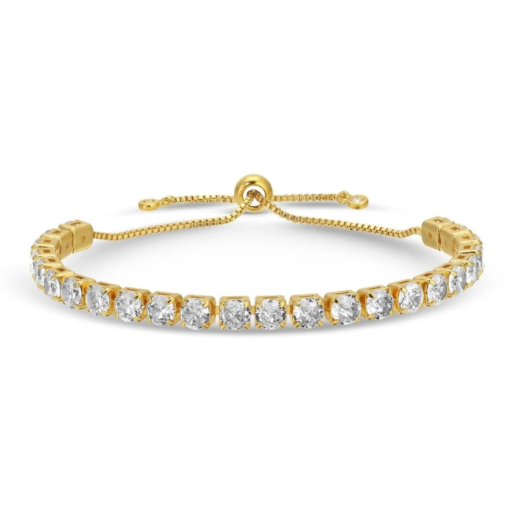 Faux Diamond Tennis Bracelet
