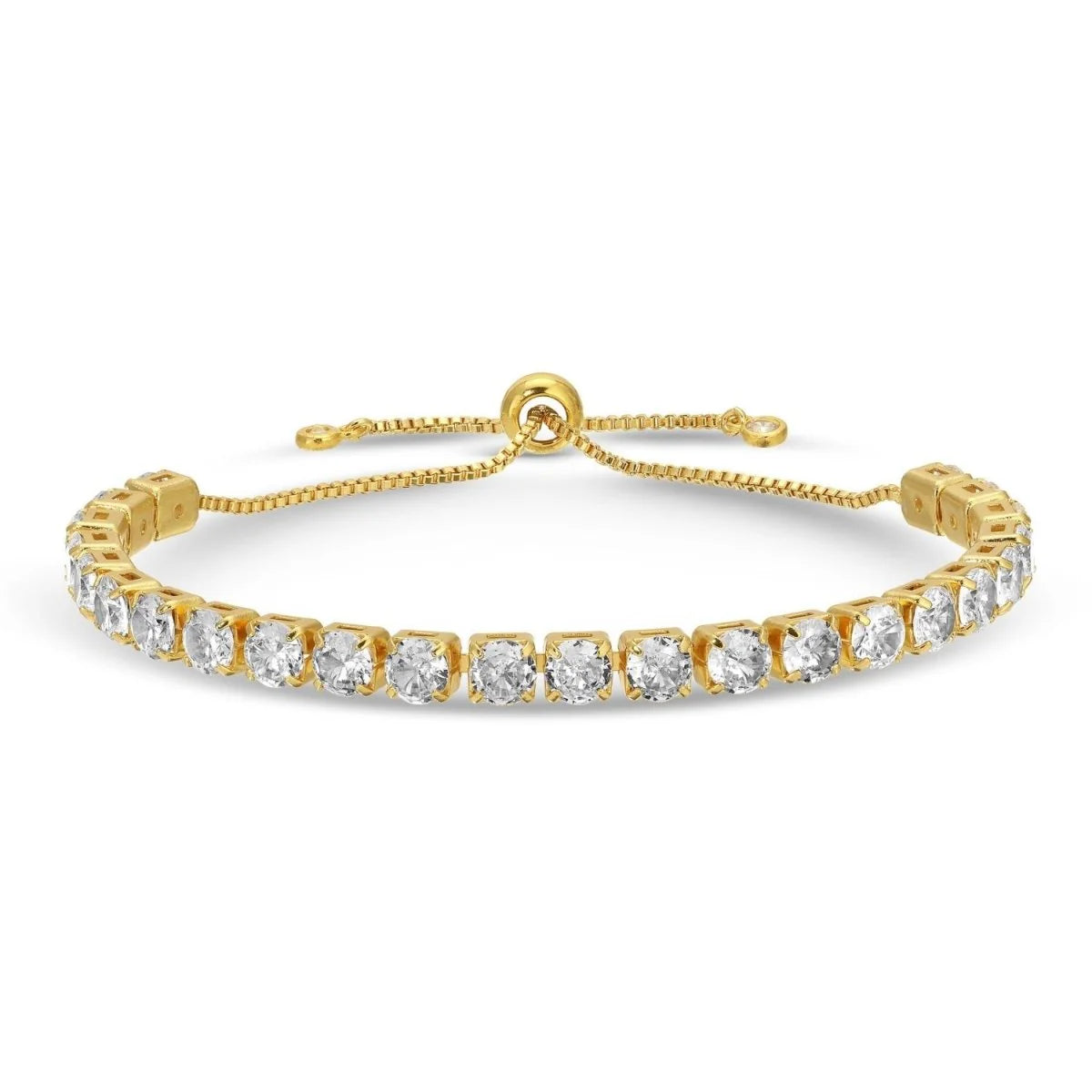 Faux Diamond Tennis Bracelet