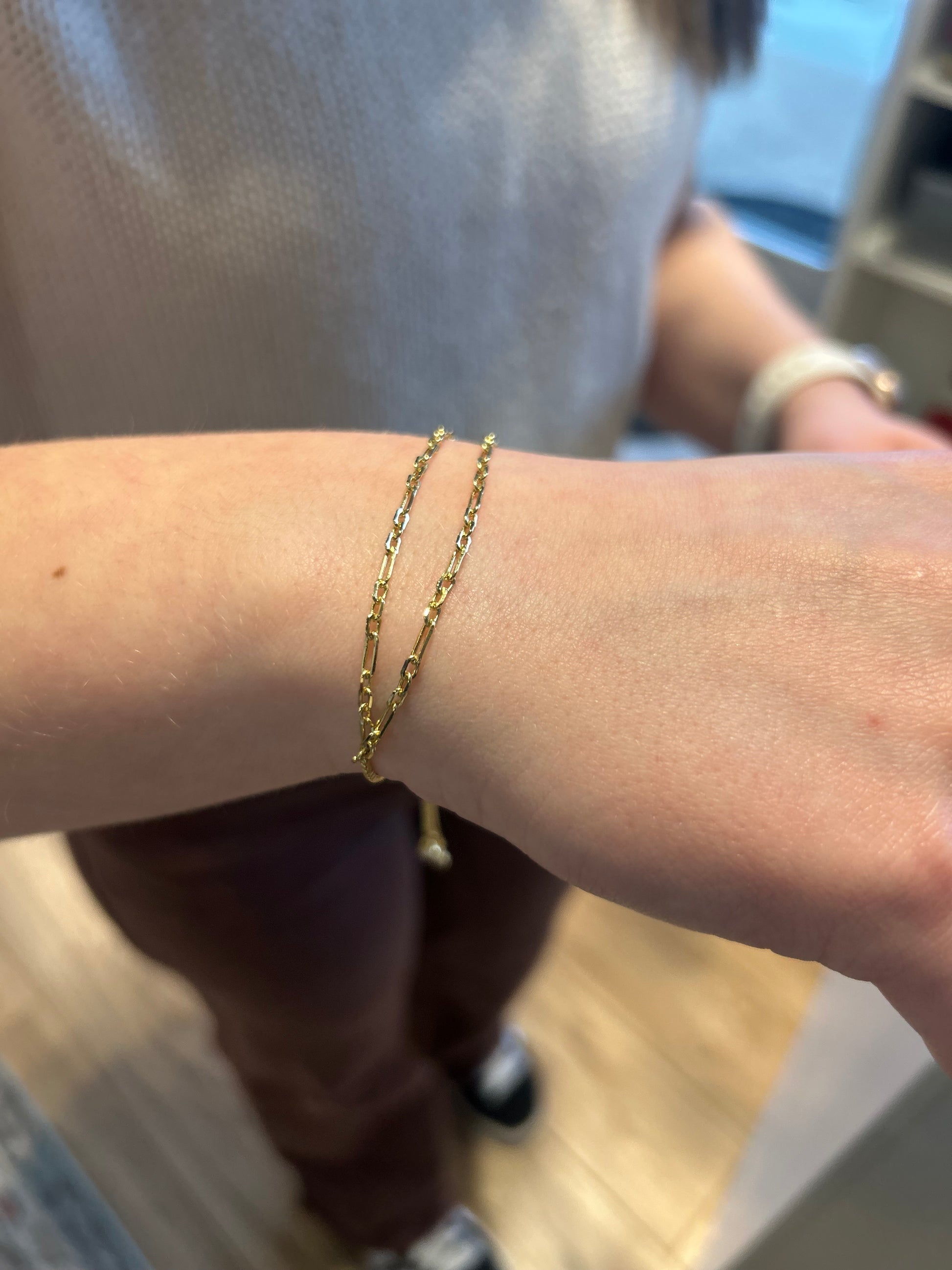Paperclip Chain Pulley Bracelet
