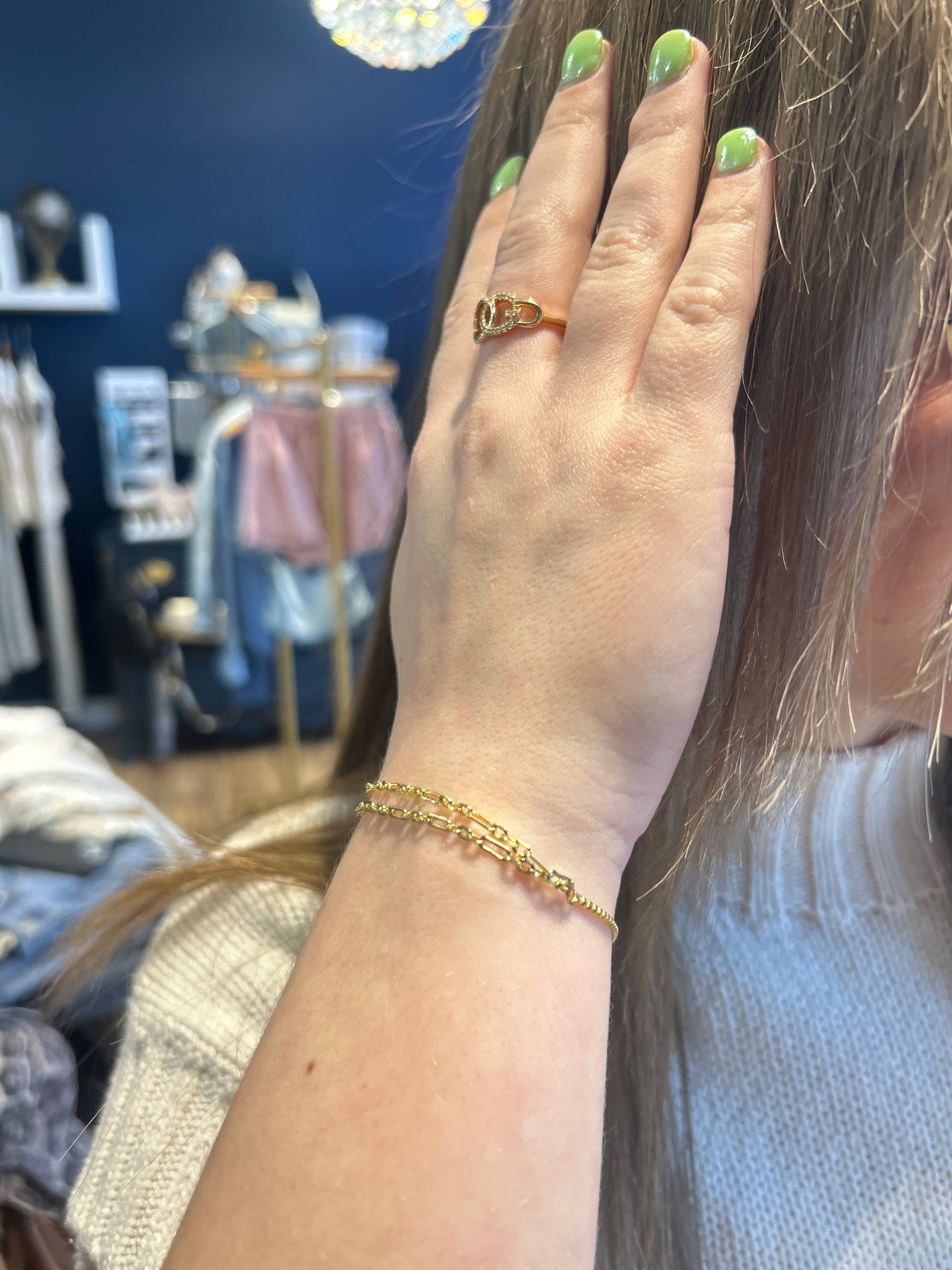 Paperclip Chain Pulley Bracelet