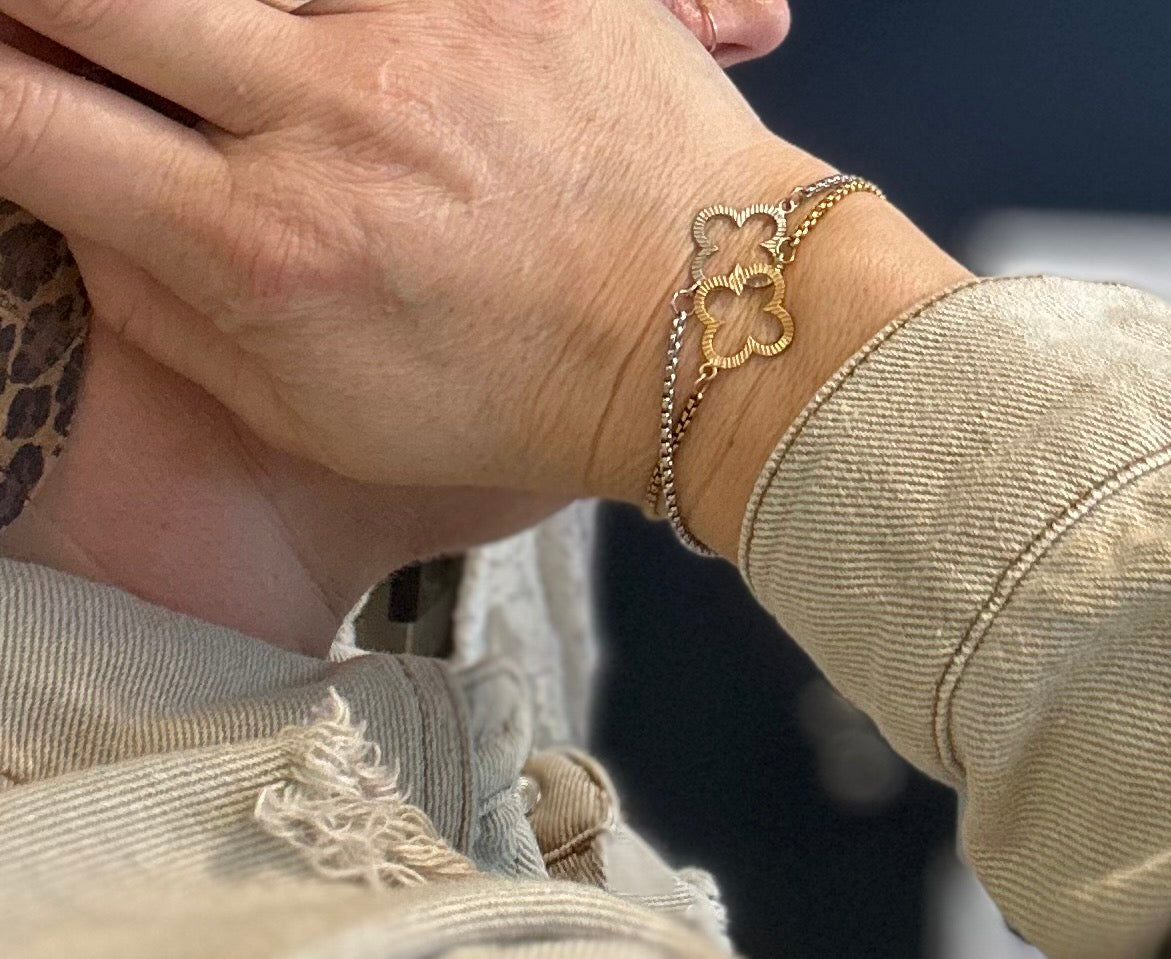 Quatrefoil Pulley Bracelet