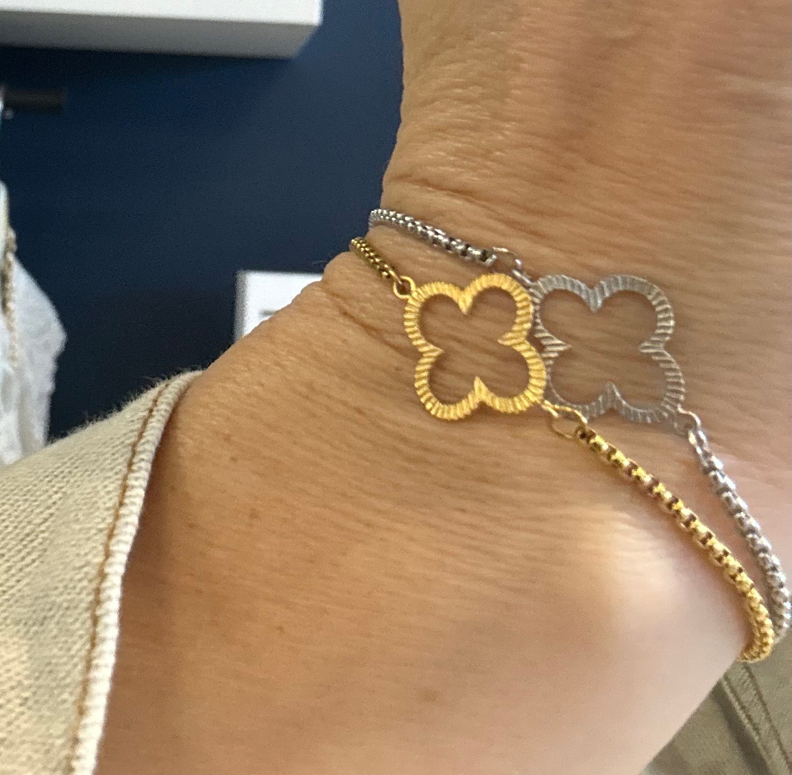 Quatrefoil Pulley Bracelet