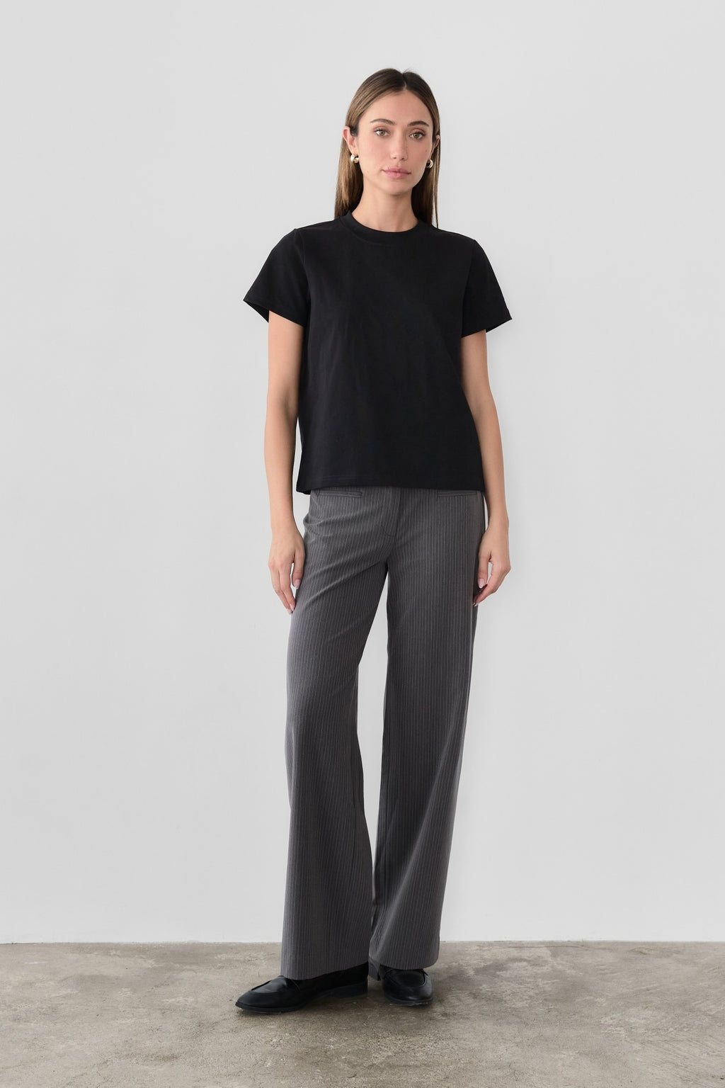 All Row Lanie Basic Tee Top