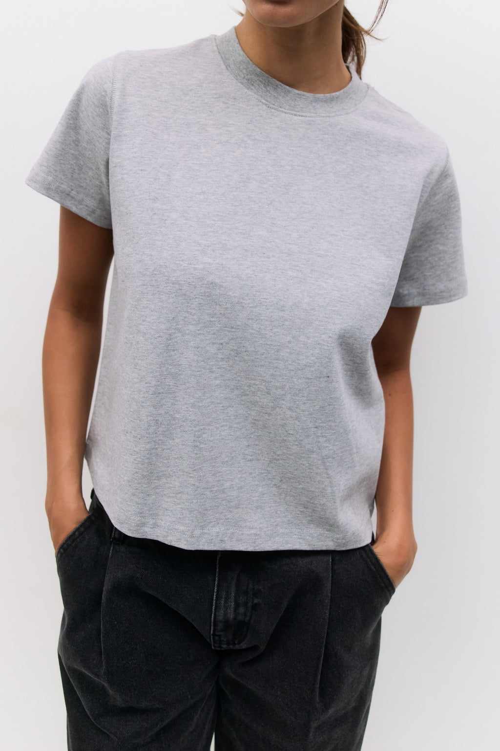 All Row Lanie Basic Tee Top