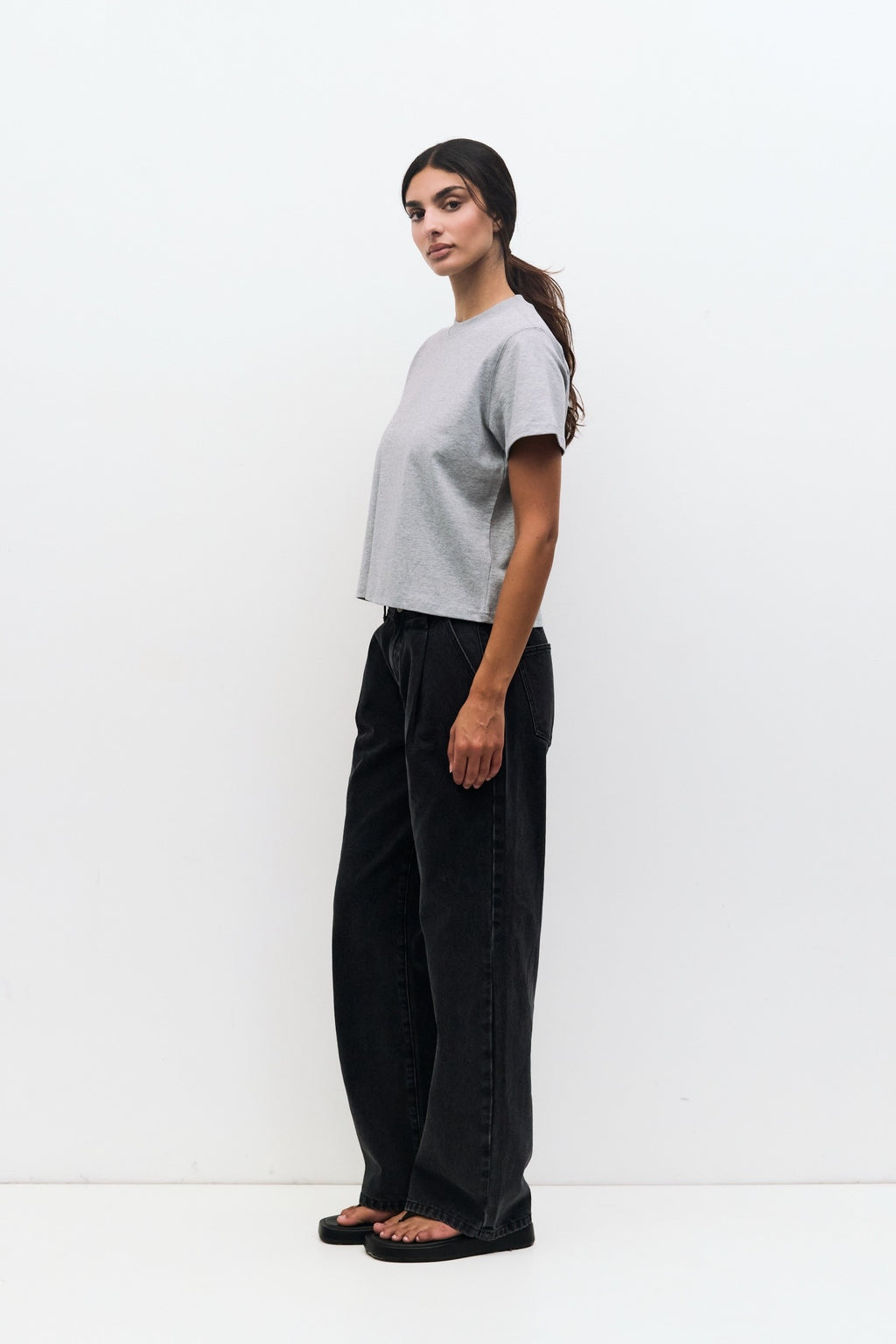 All Row Lanie Basic Tee Top