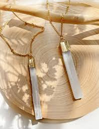Marble Gem Pendant Necklace