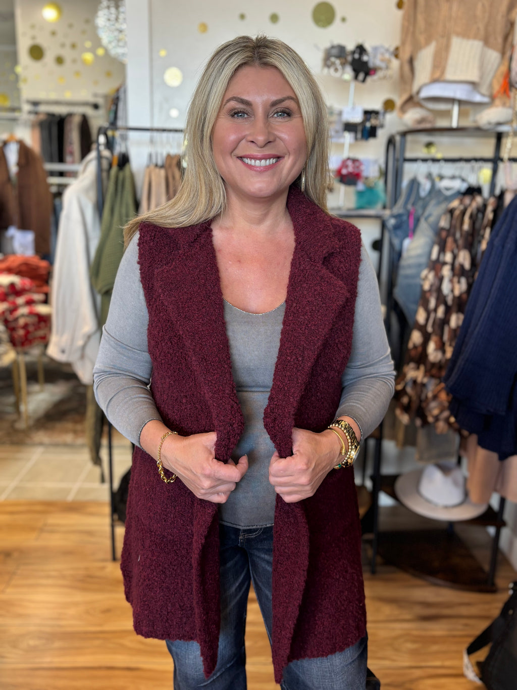 Tamsin Boucle Vest