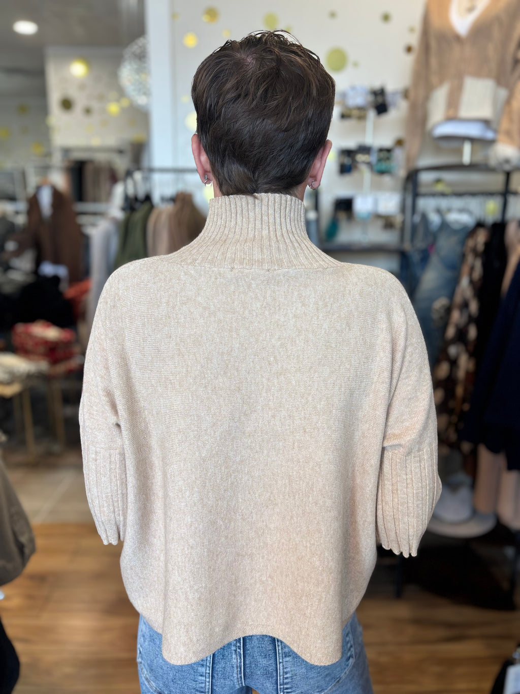 Giulia Mock Neck Sweater