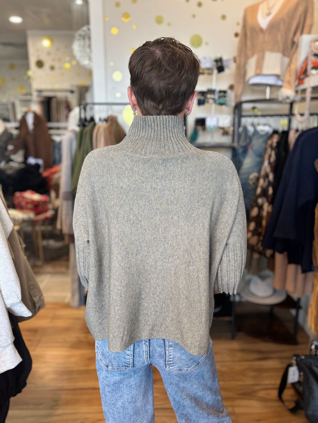 Giulia Mock Neck Sweater