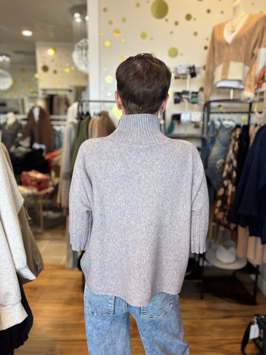 Giulia Mock Neck Sweater