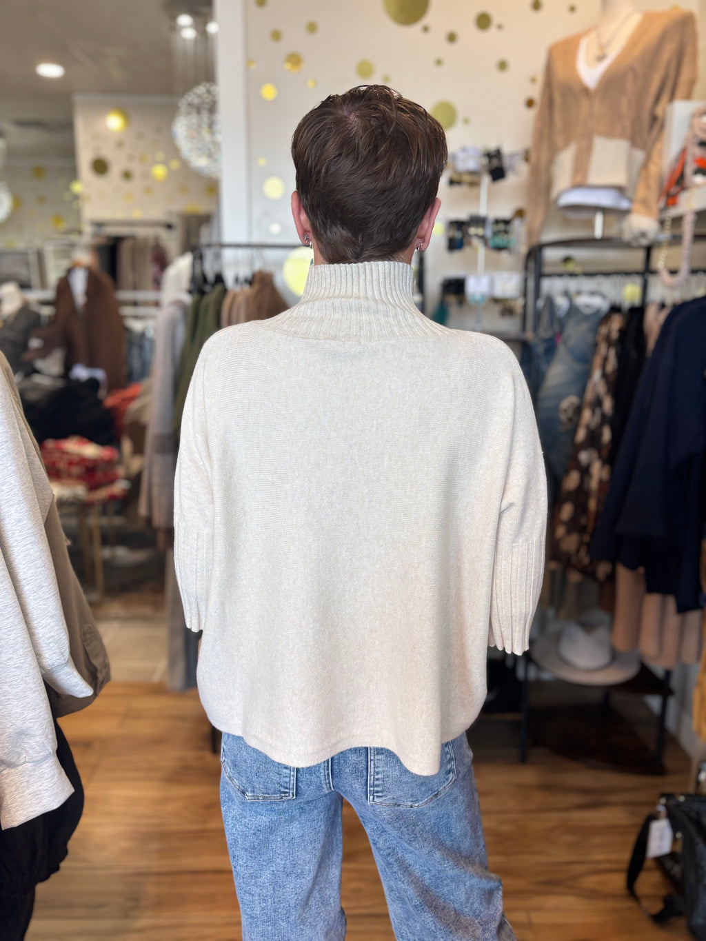 Giulia Mock Neck Sweater