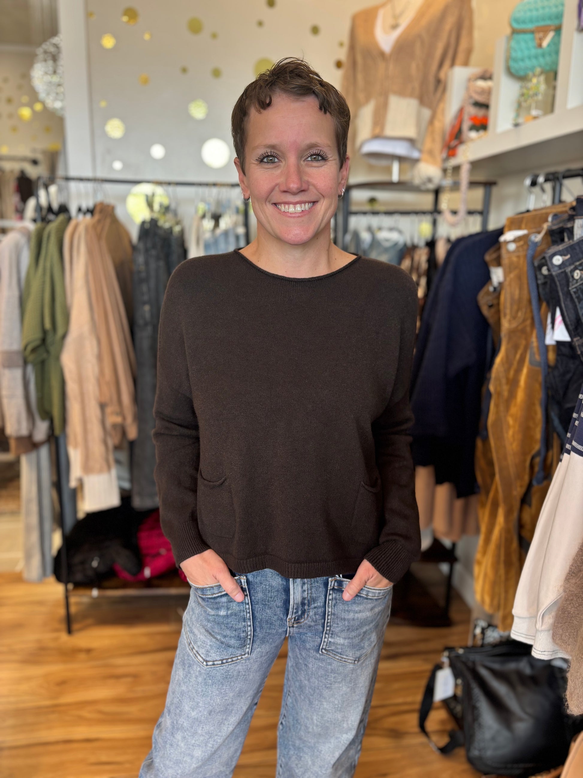 The Sofia Pocket Sweater