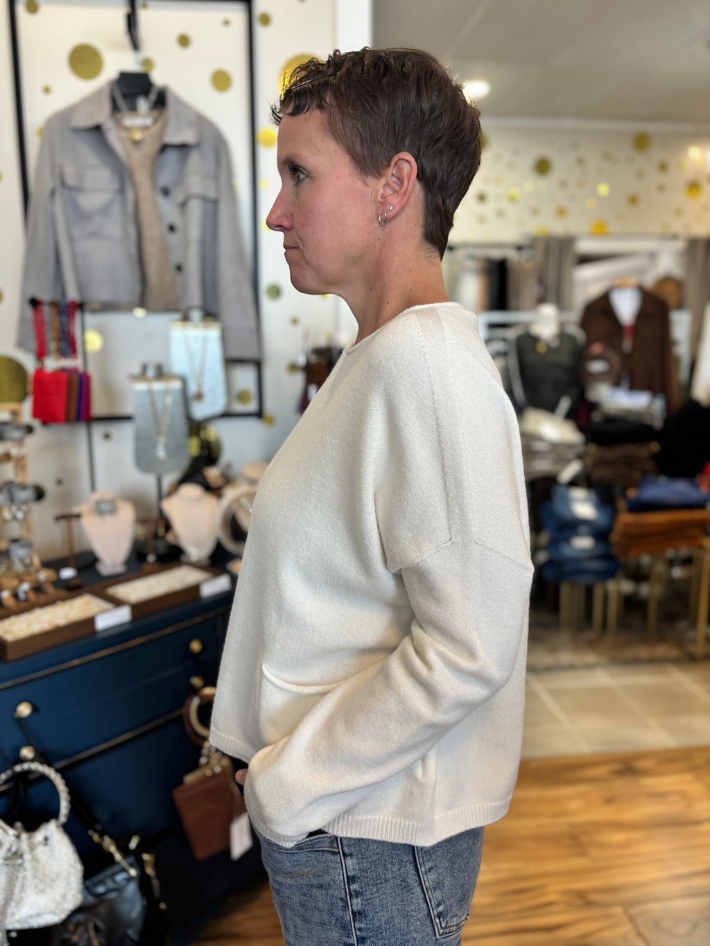 The Sofia Pocket Sweater