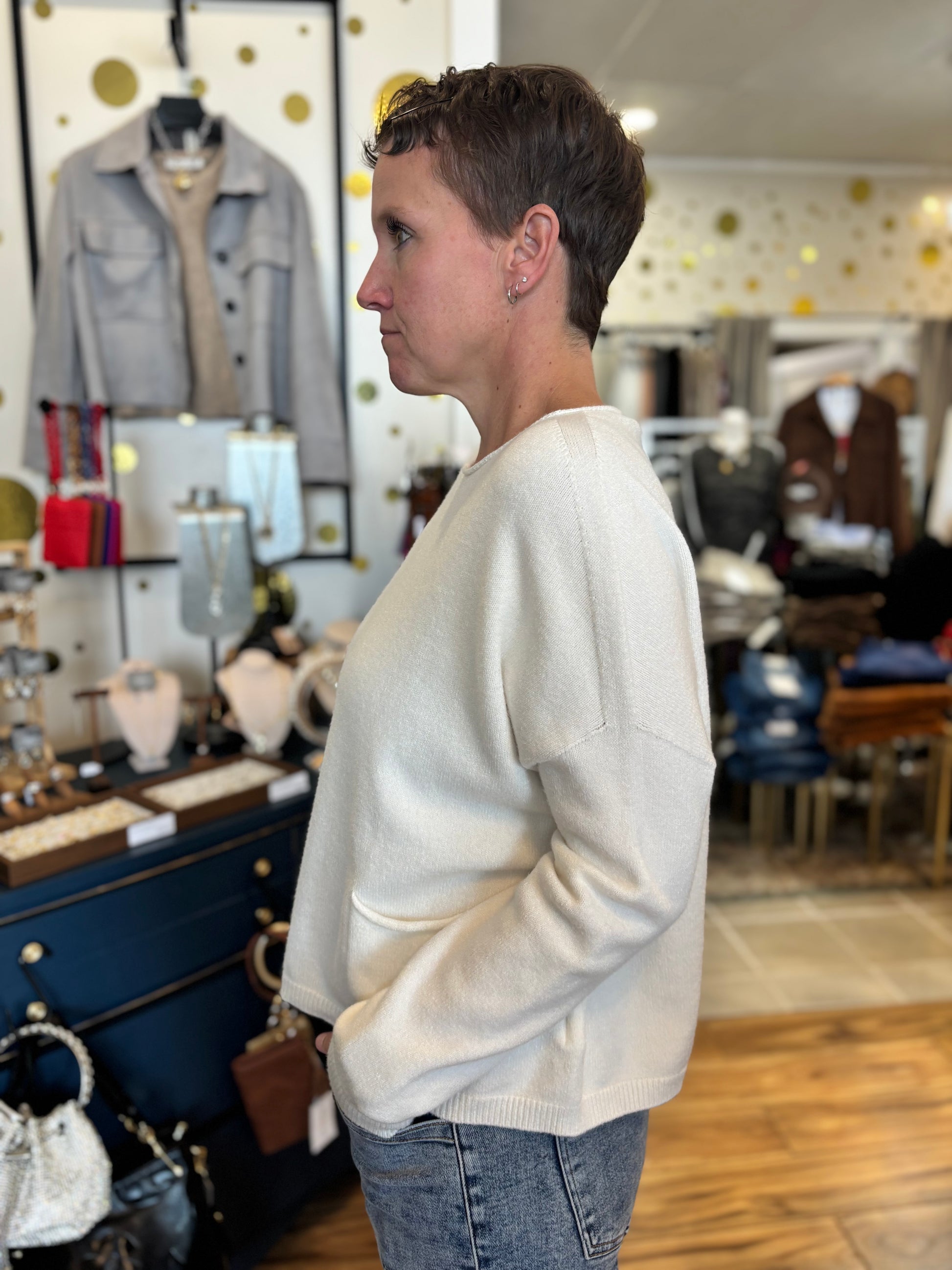 The Sofia Pocket Sweater