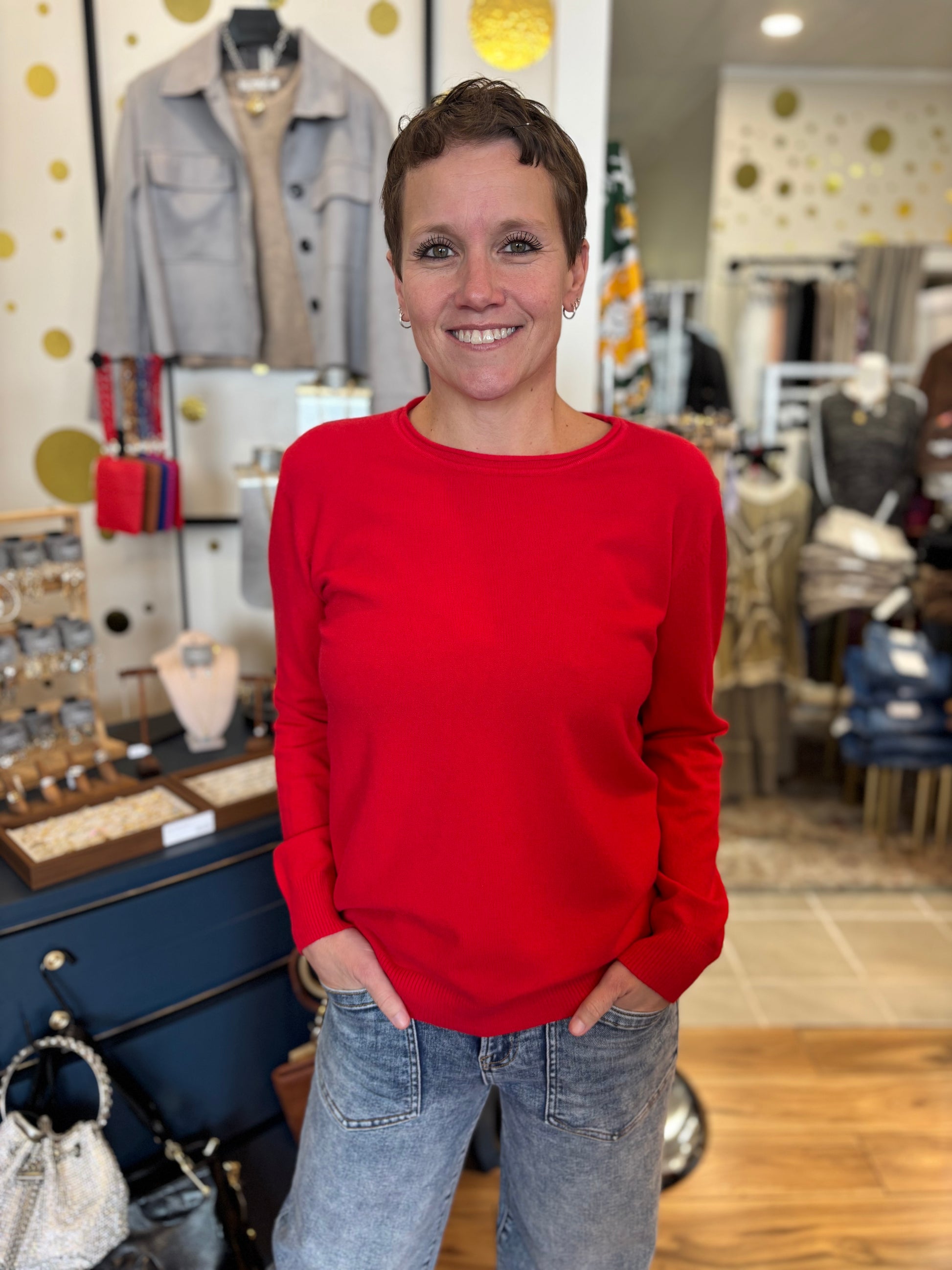 The Sofia Pocket Sweater