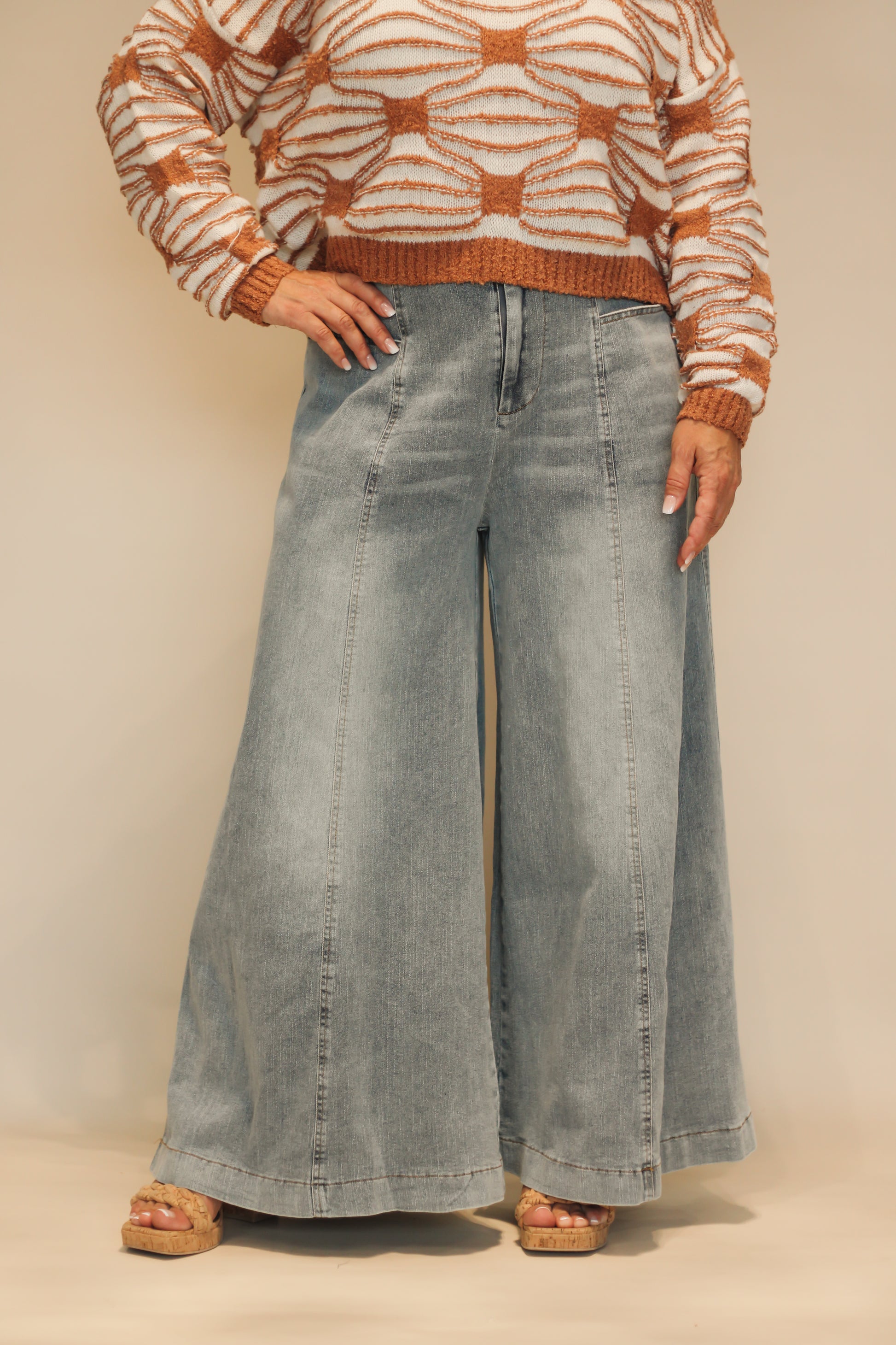 Textured Pattern Sweater