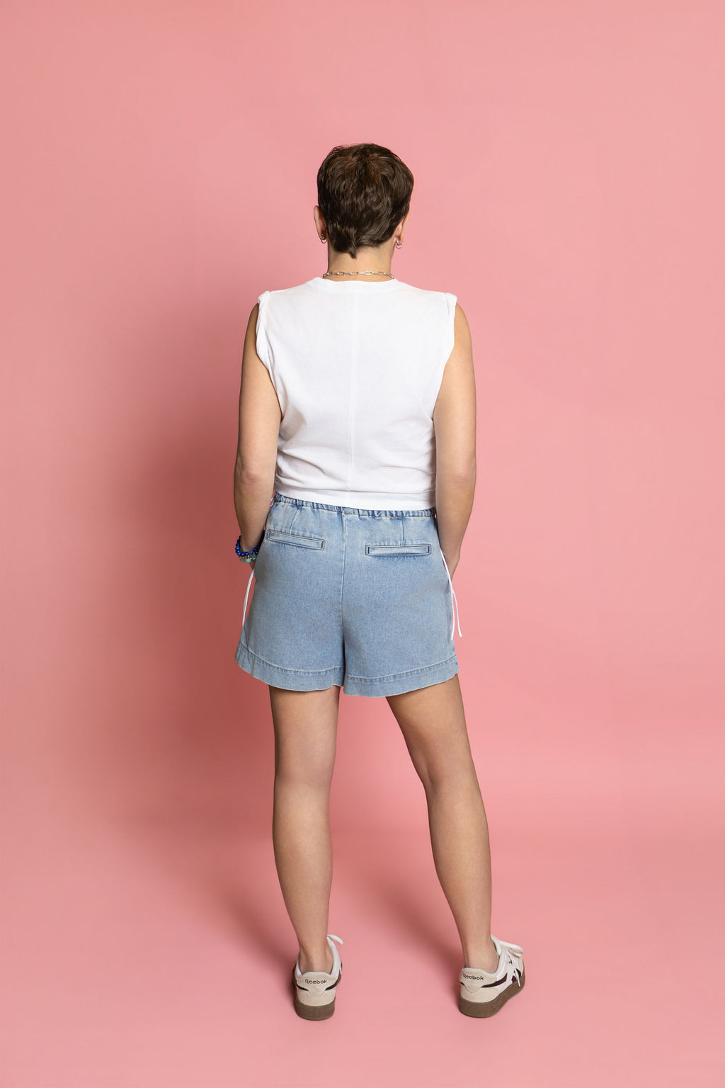 Elan Denim Drawstring Shorts/ Dylan shorts