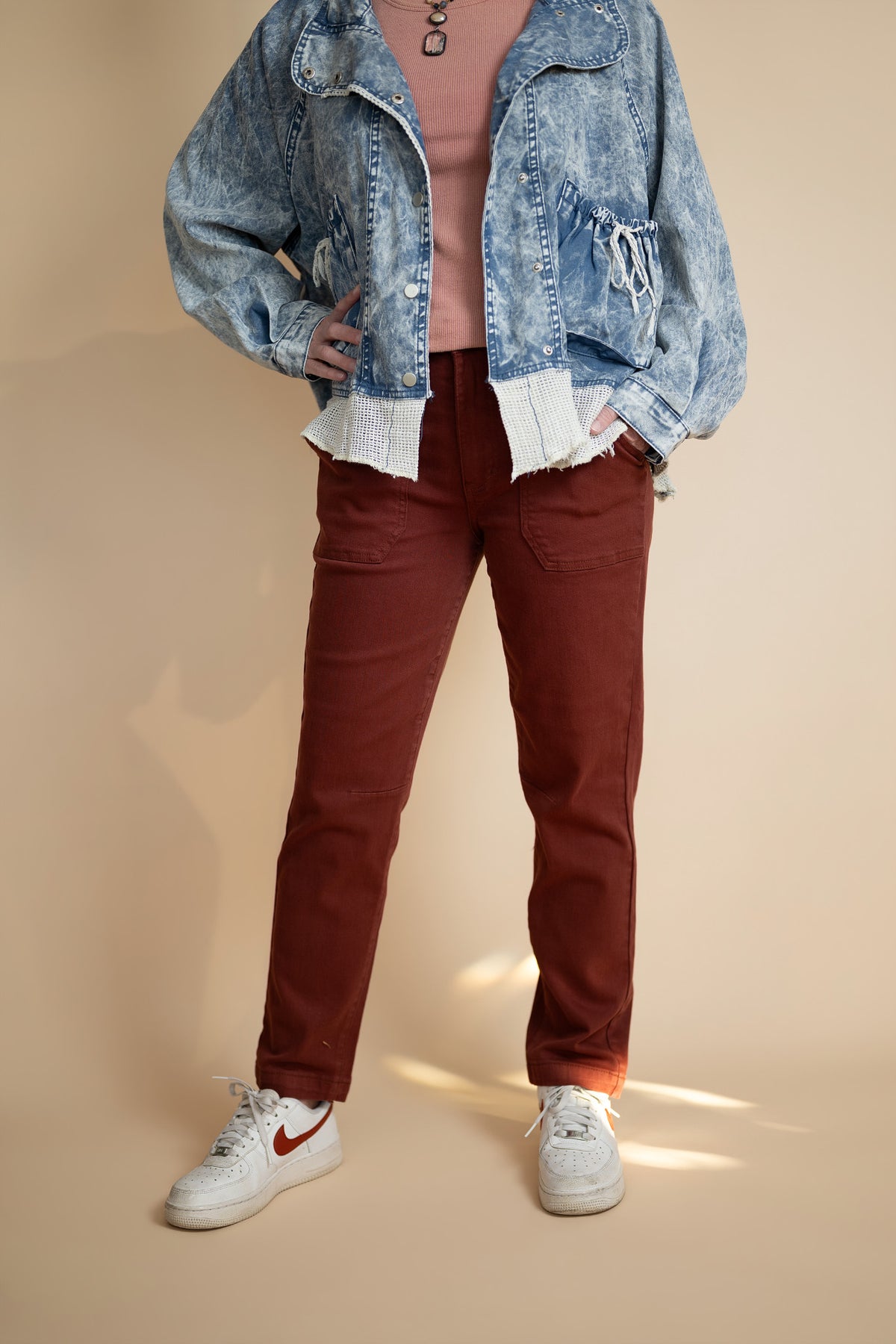 Celeste High-Rise Utility Jeans