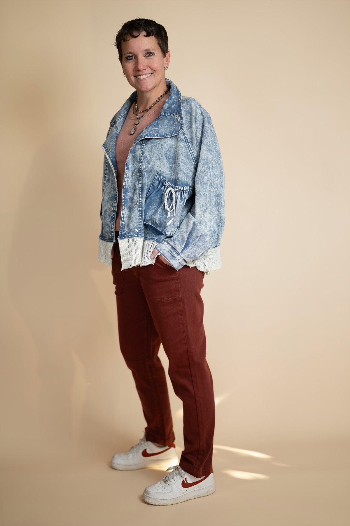 Celeste High-Rise Utility Jeans