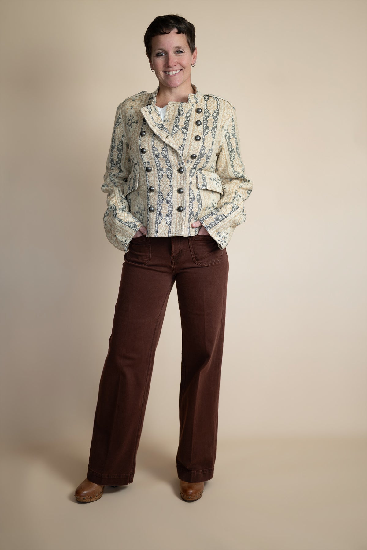 Free People Lotty Jacquard Jacket