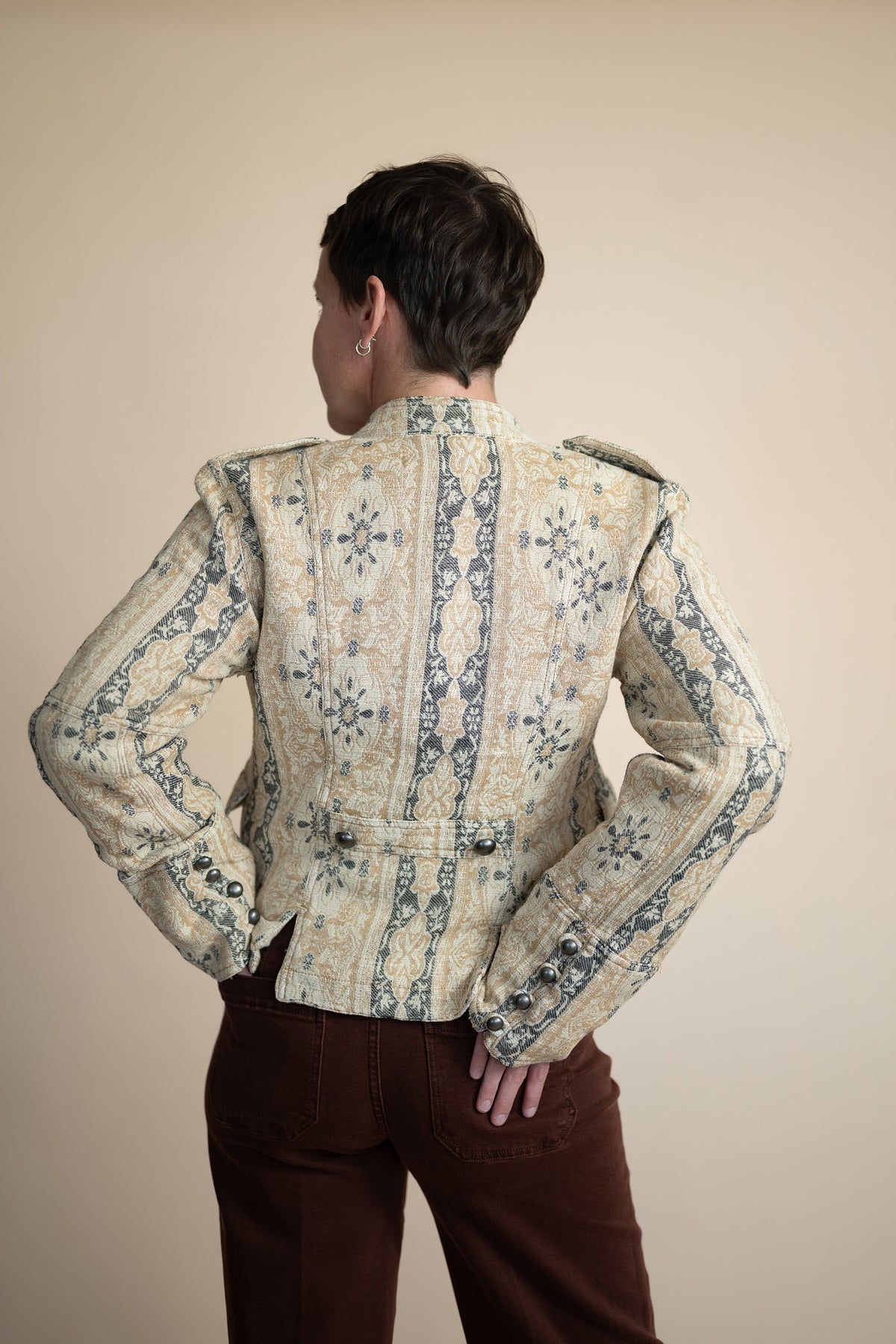 Free People Lotty Jacquard Jacket