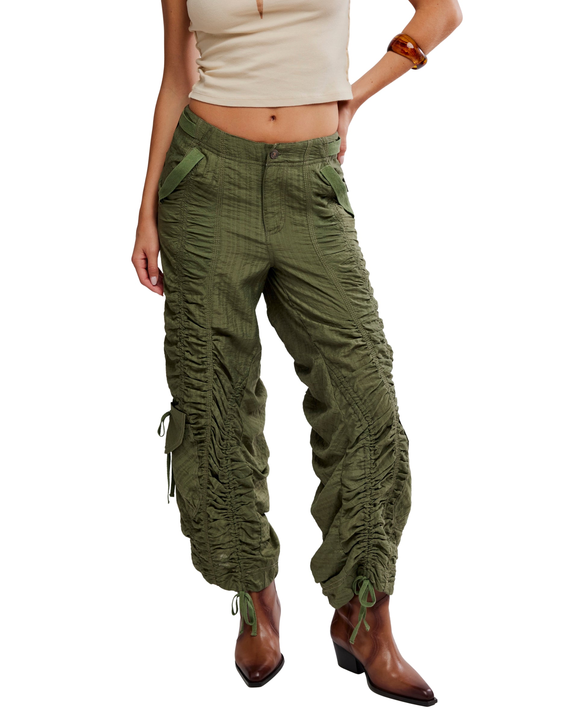 Free People Scorpio Shirred Pant